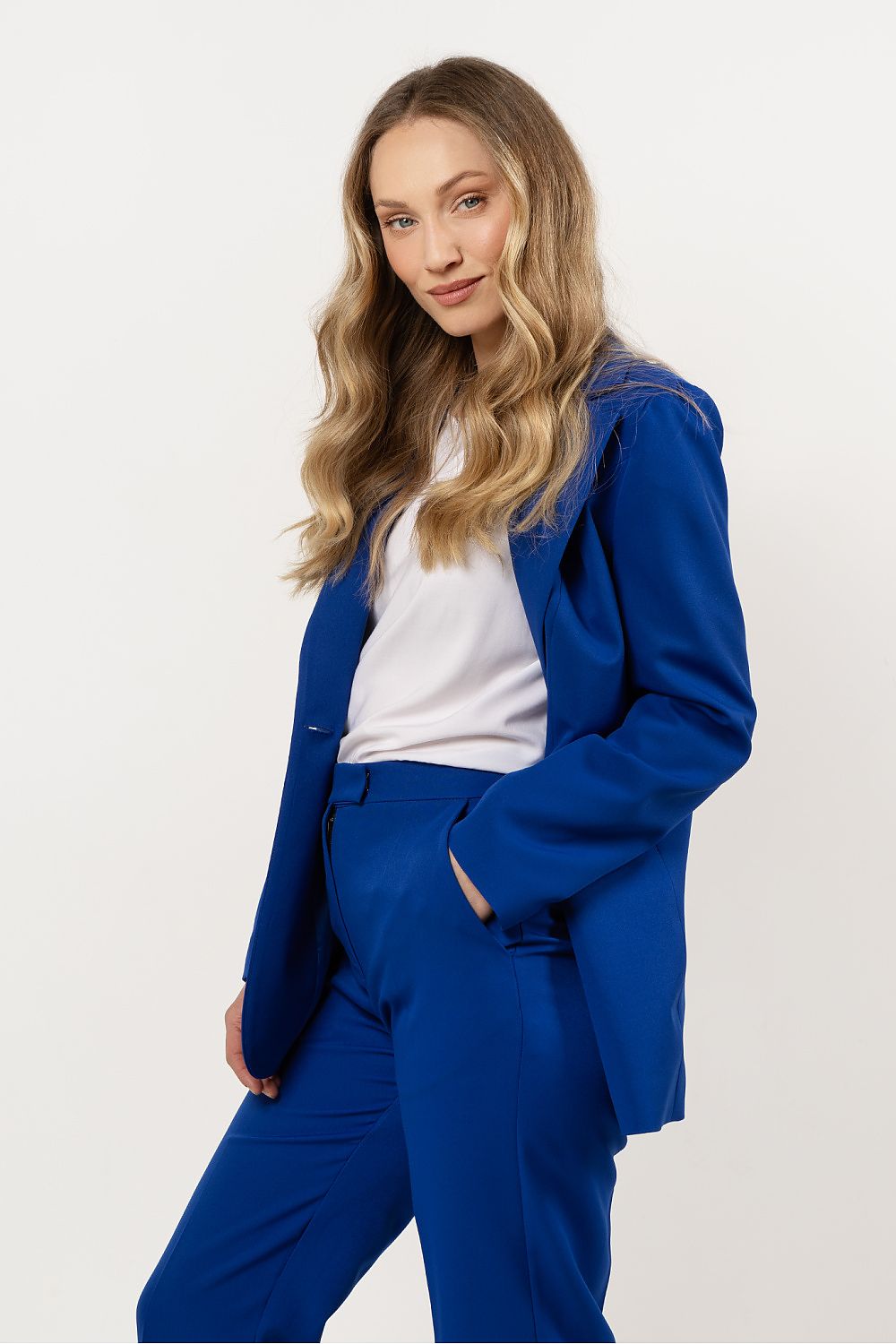   Marynarka Model A714 Blue - awama 
