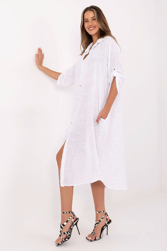  Sukienka Model TW-SK-BI-24135.81 White - Och Bella 