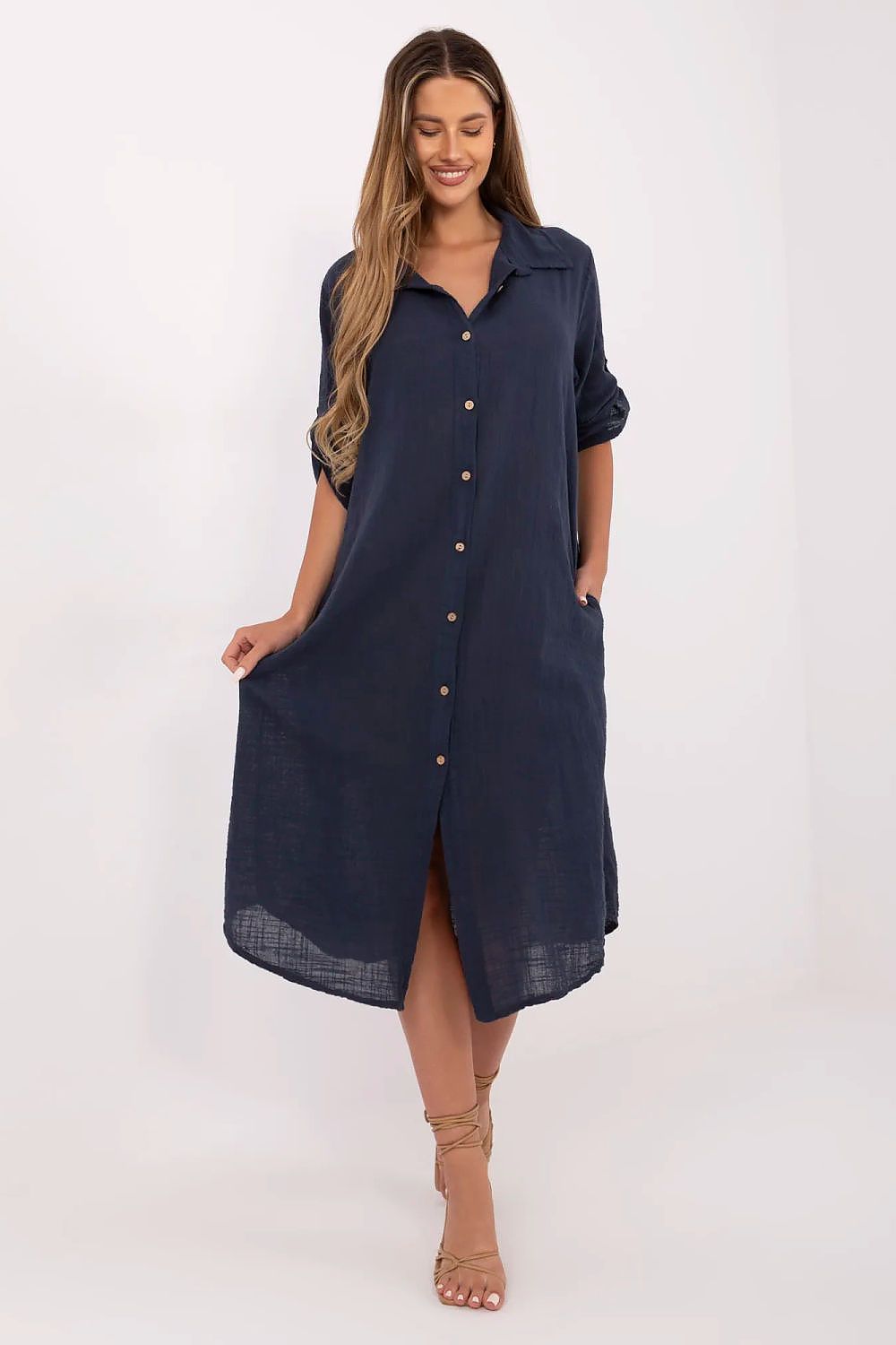  Sukienka Model TW-SK-BI-24135.81 Navy - Och Bella 