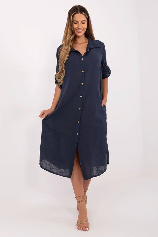  Sukienka Model TW-SK-BI-24135.81 Navy - Och Bella 