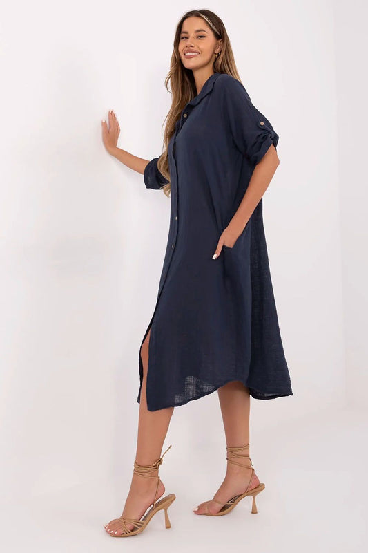  Sukienka Model TW-SK-BI-24135.81 Navy - Och Bella 