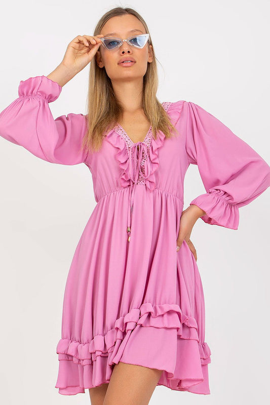  Sukienka Model TW-SK-BI-0761.92 Pink - Och Bella 