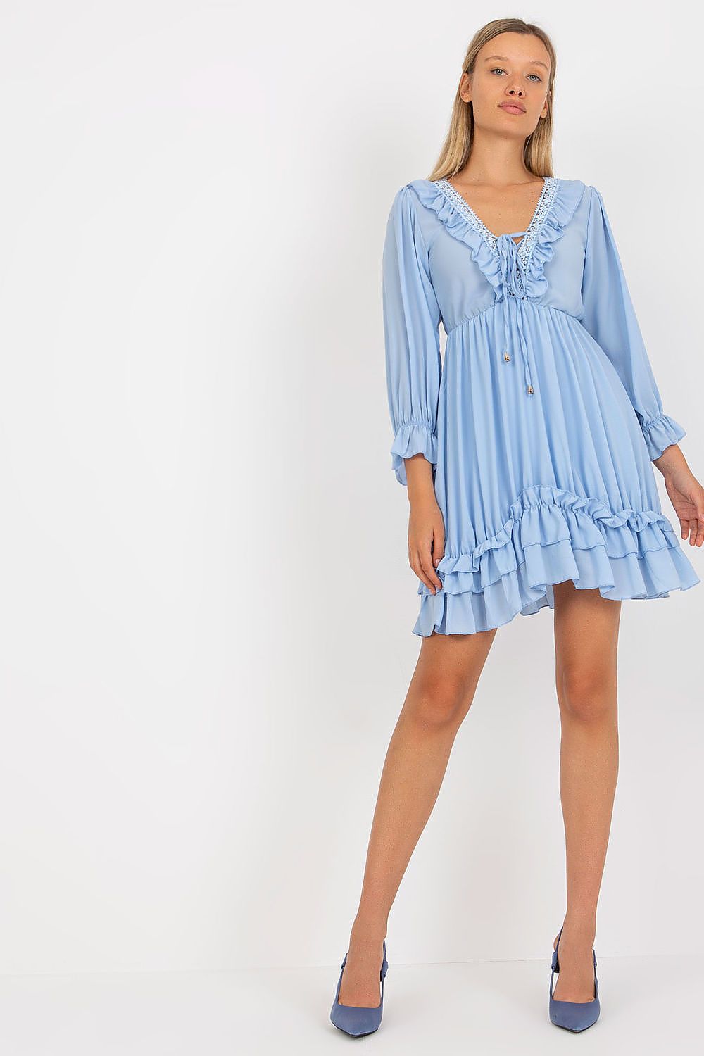  Sukienka Model TW-SK-BI-0761.92 Light Blue - Och Bella 