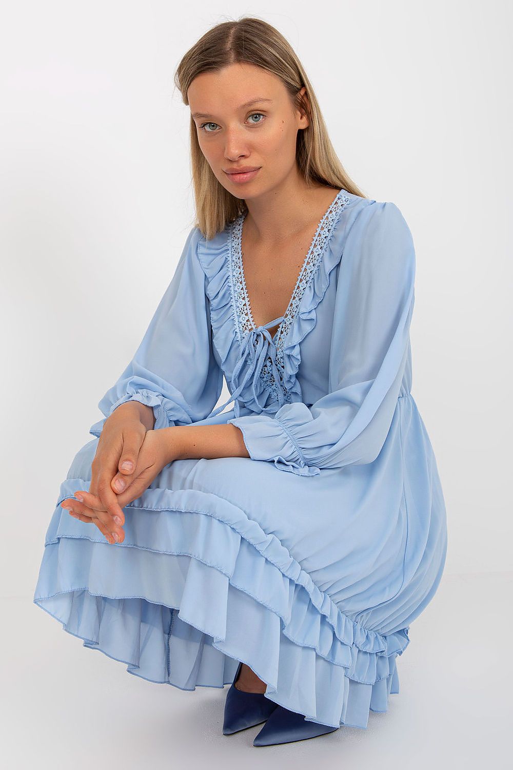  Sukienka Model TW-SK-BI-0761.92 Light Blue - Och Bella 