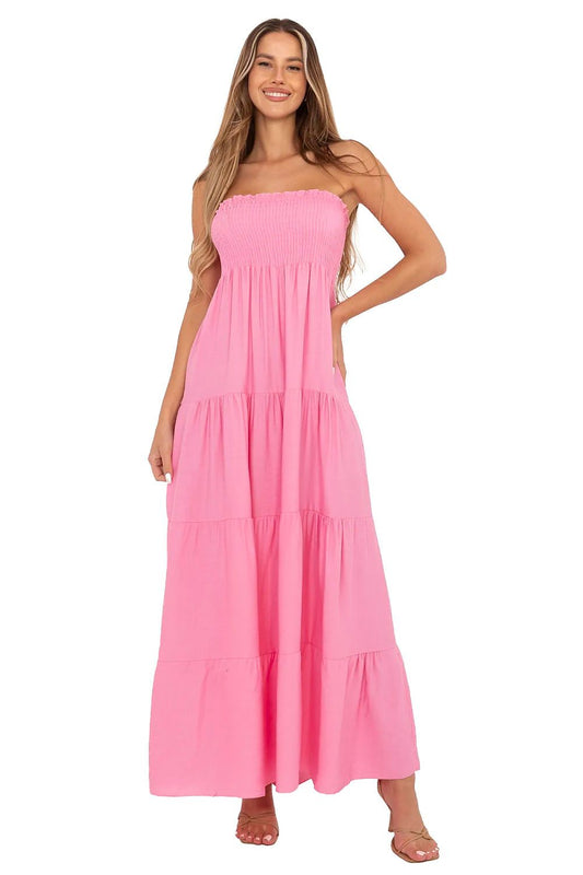  Sukienka Model MI-SK-A2596.97 Pink - Italy Moda 