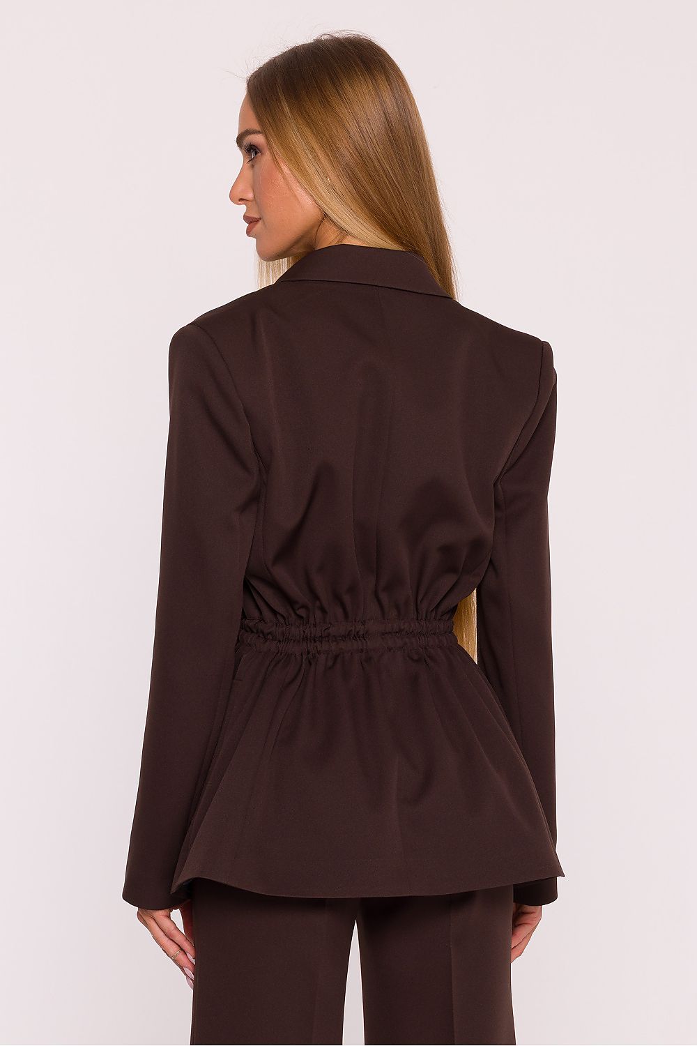   Marynarka Damska Model MOE873 Brown - Moe 