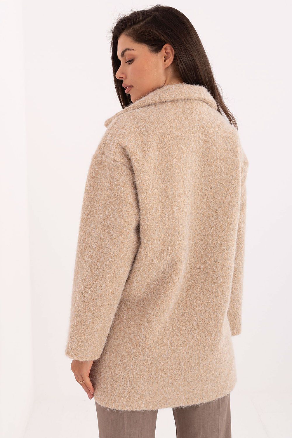   Płaszcz Damski Model IT-PL-96775.19P Beige - Factory Price 