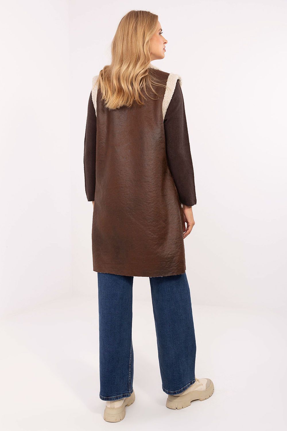   Kamizelka Model IT-KZ-96916.68 Brown - Factory Price 