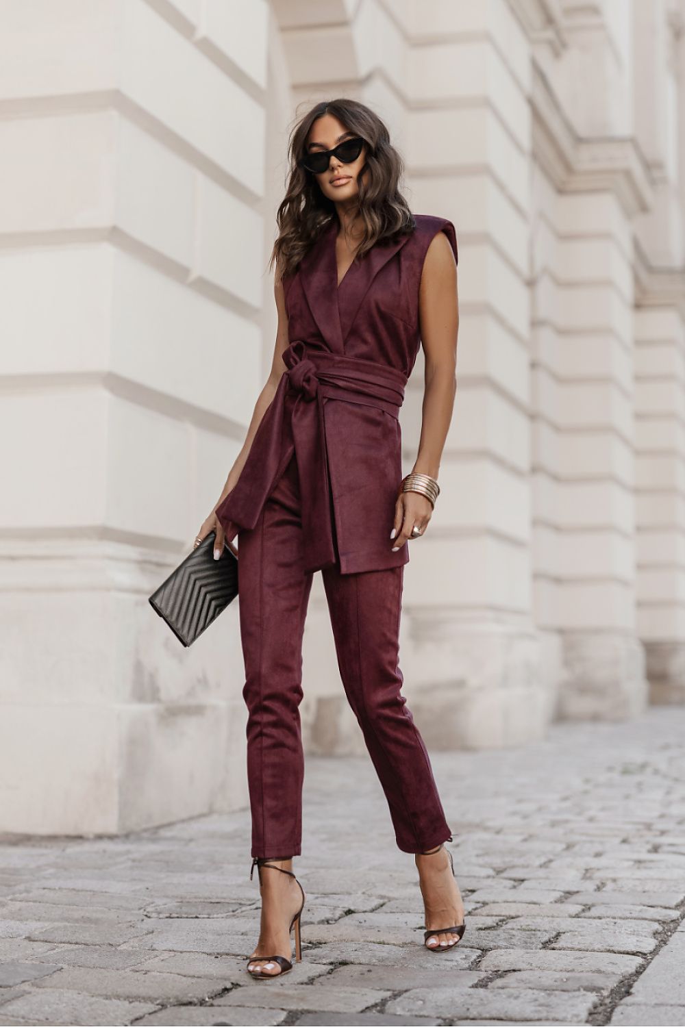   Kamizelka Model Ruby 387251143 Bordo - LaBalancia 