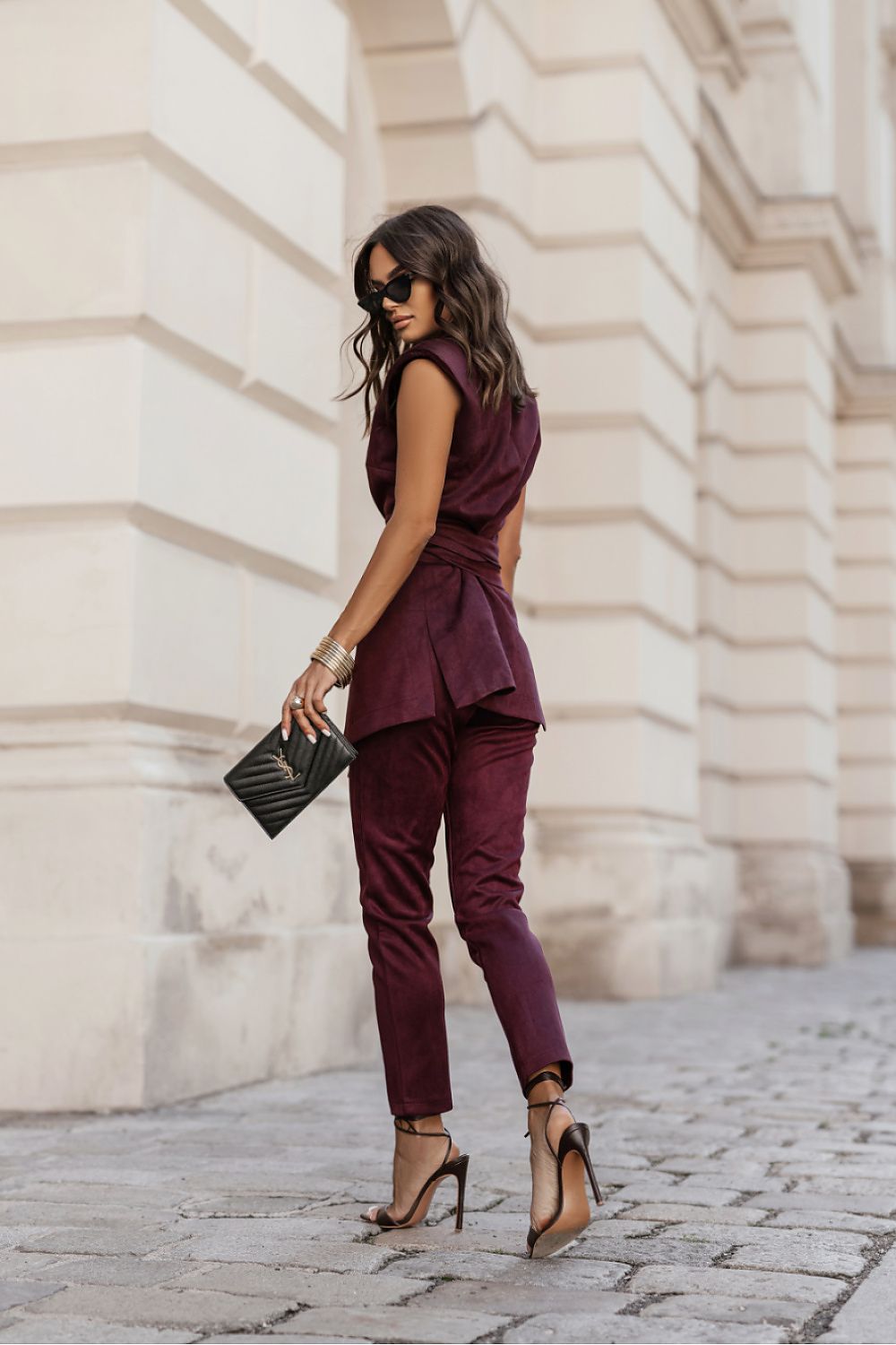   Kamizelka Model Ruby 387251143 Bordo - LaBalancia 