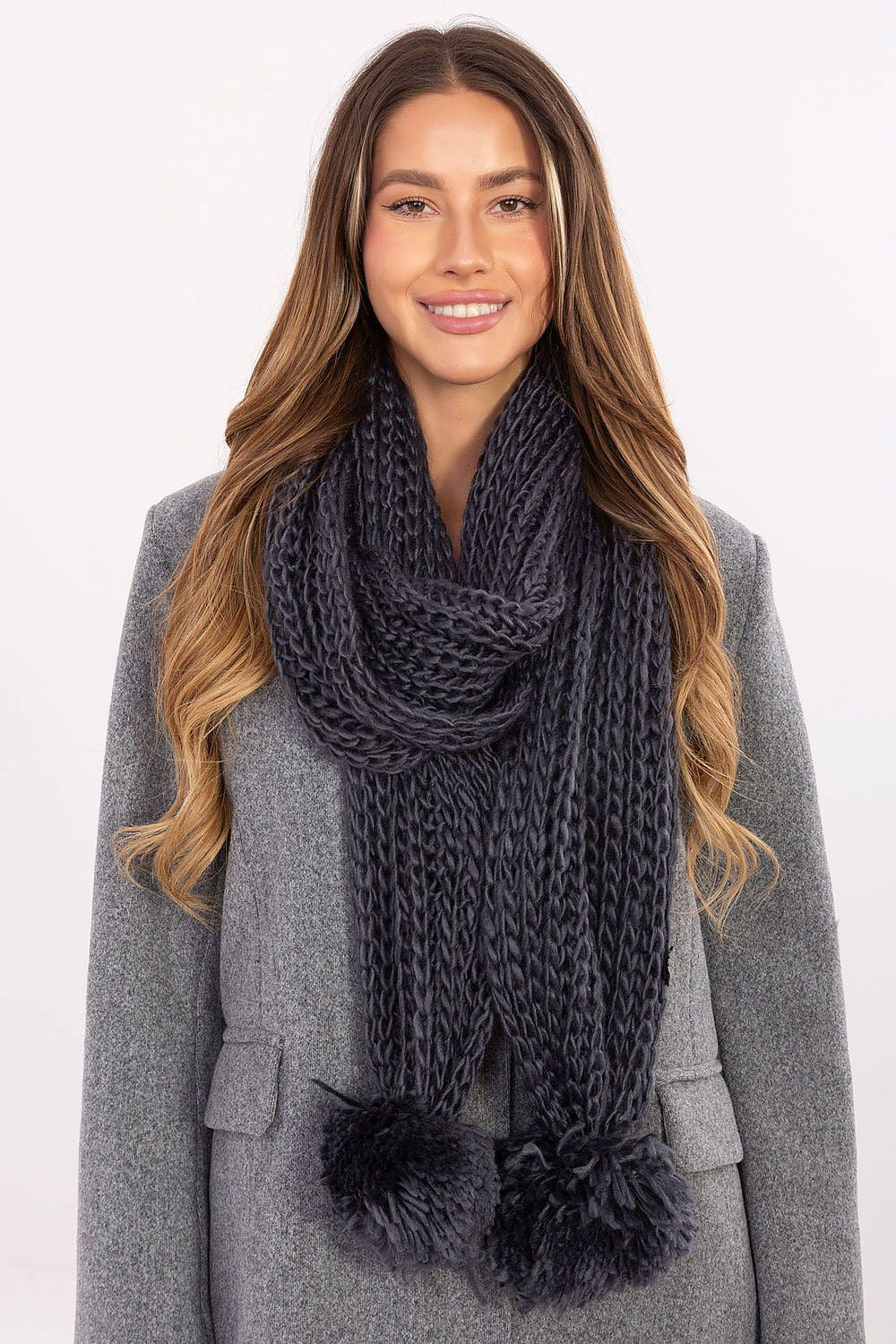  Szalik Model AT-SZ-S-2203.87 Dark Grey - AT 