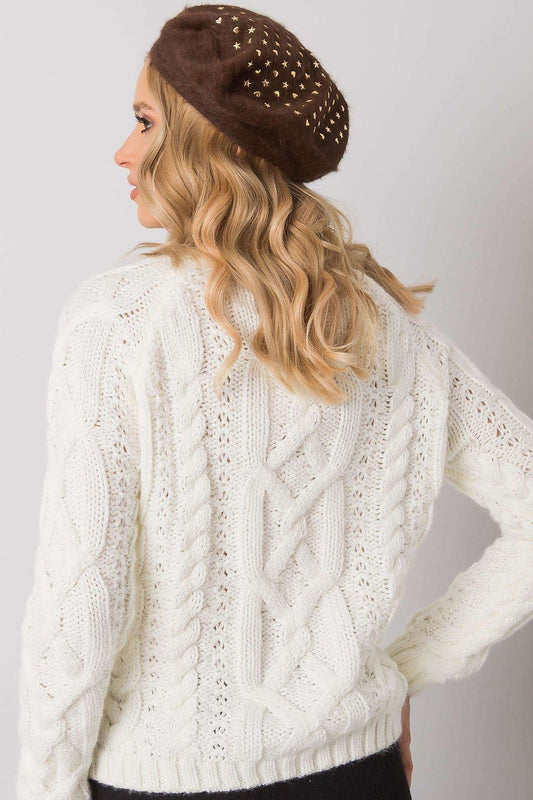   Czapka Damska Model AT-CZ-CHA9116 Brown - AT 