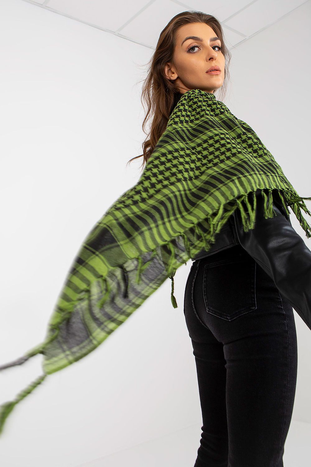   Chusta Model AT-CH-ARAFAT.37 Black/Green - AT 