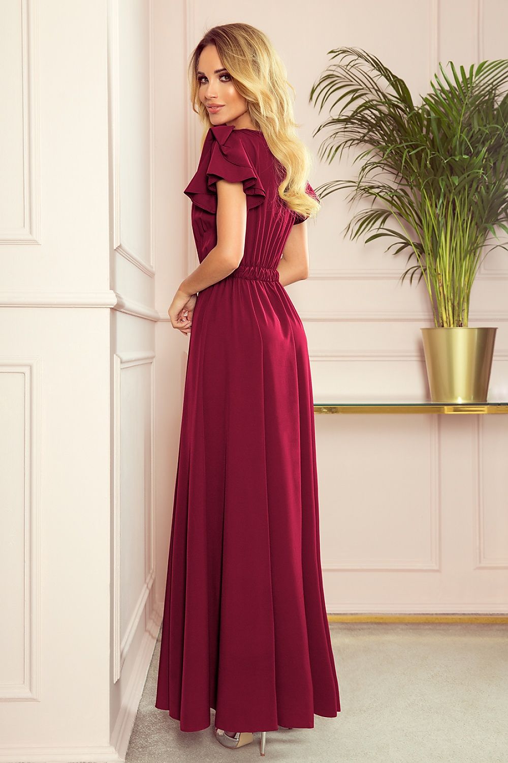   Sukienka Model Lidia 310-5 Bordo - Numoco 