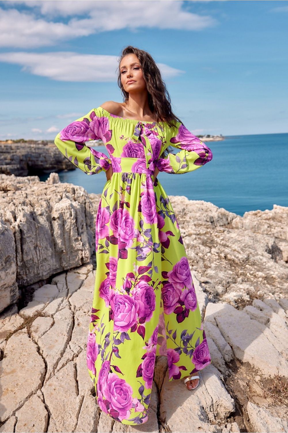  Sukienka Model SUK0362 L88 Multicolor - Roco Fashion 