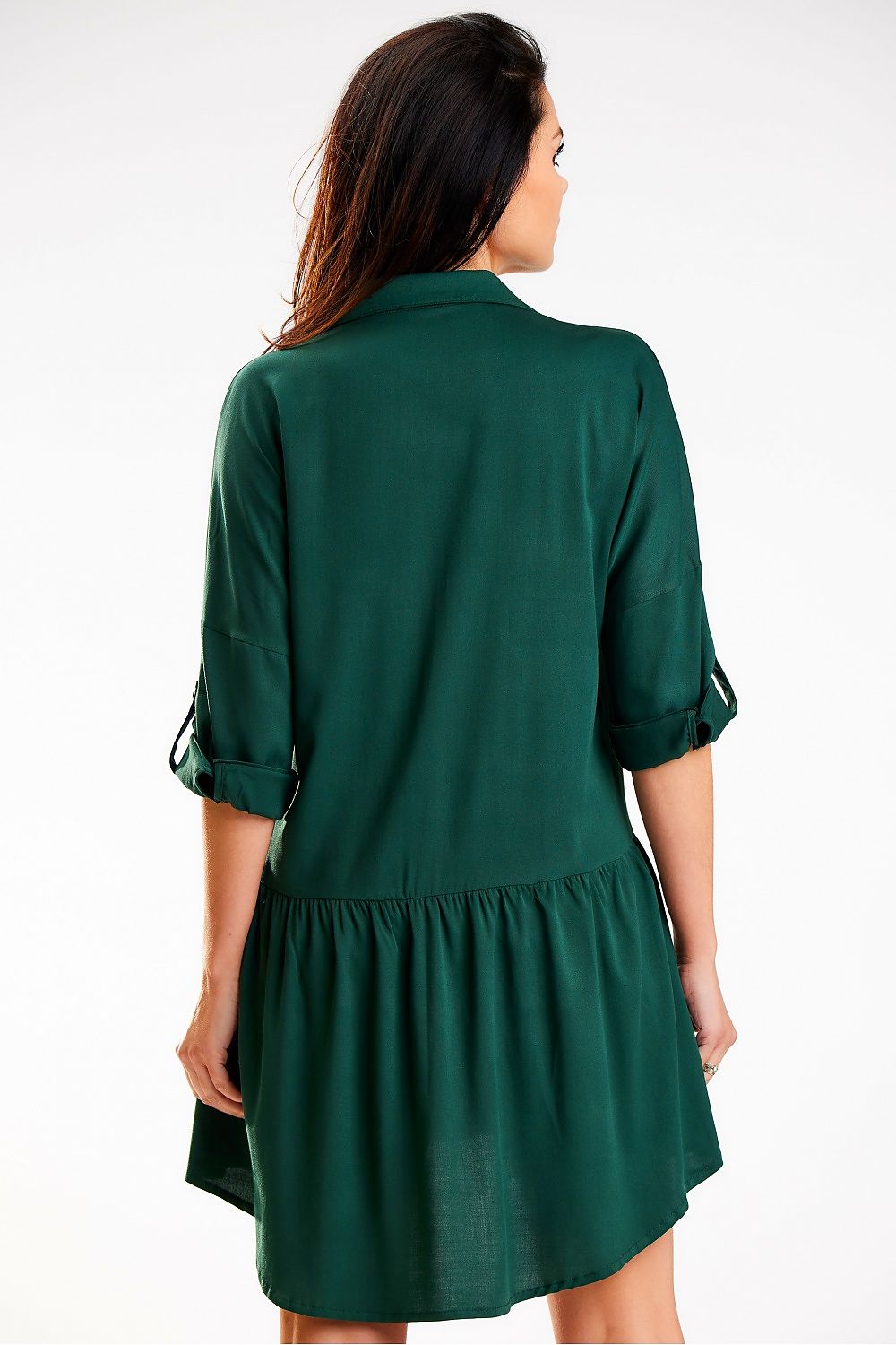  Sukienka Model A584 Bottle Green - awama 