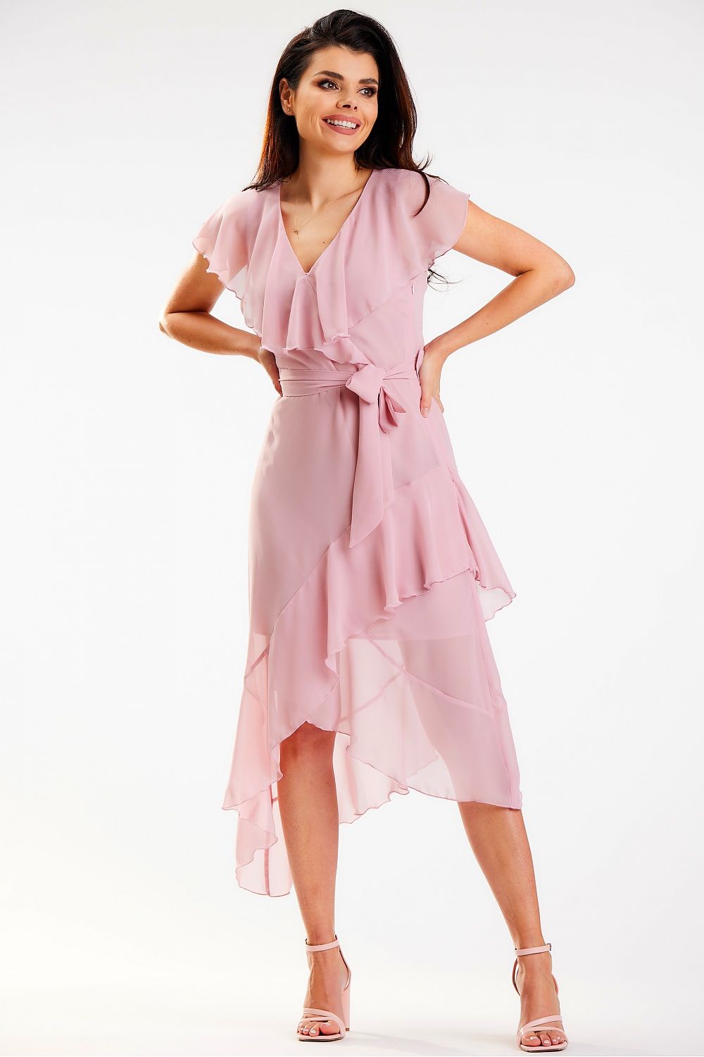  Sukienka Model A574 Dirty Pink - awama 