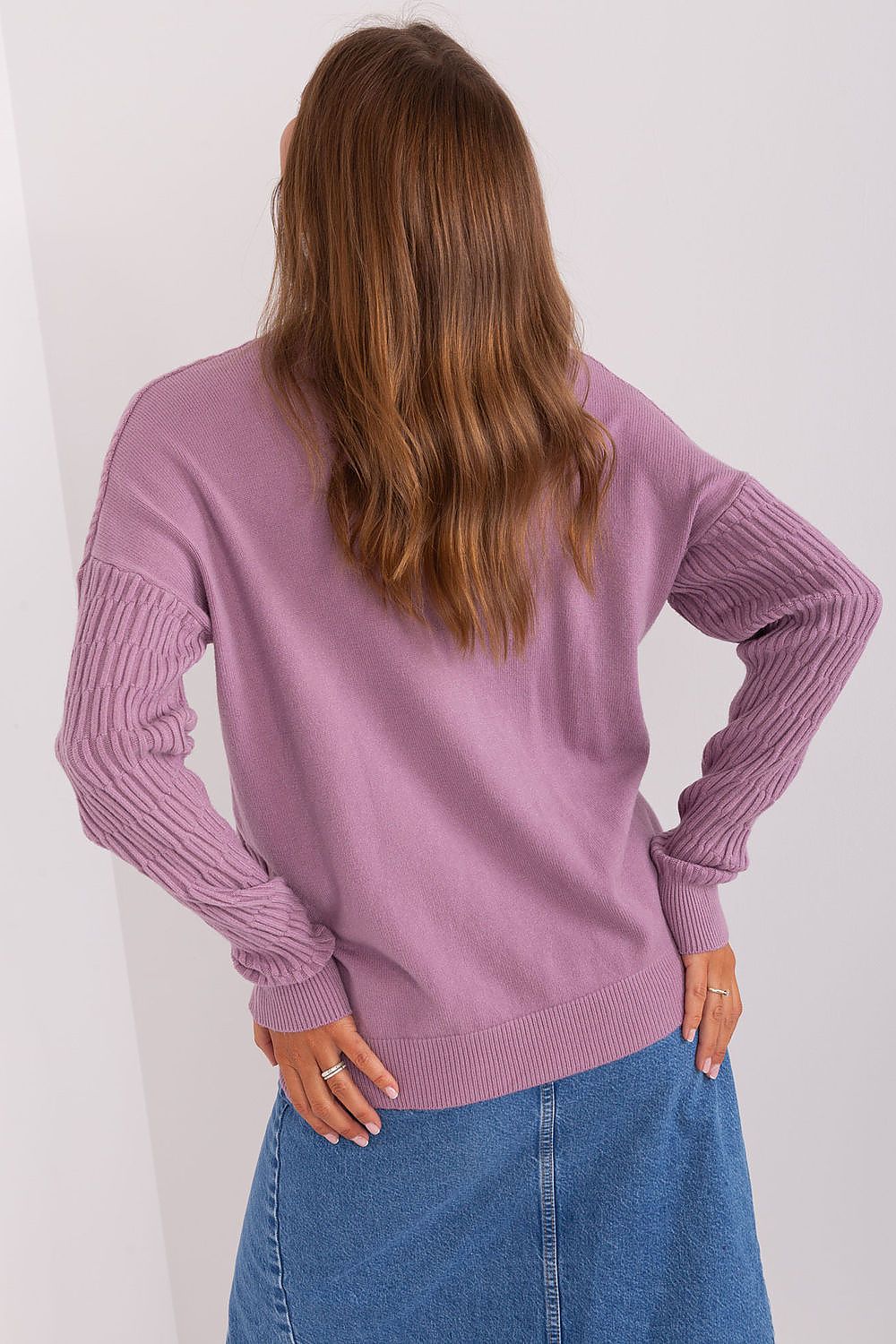  Sweter Damski Model AT-SW-2338.14P Light Violet - AT 