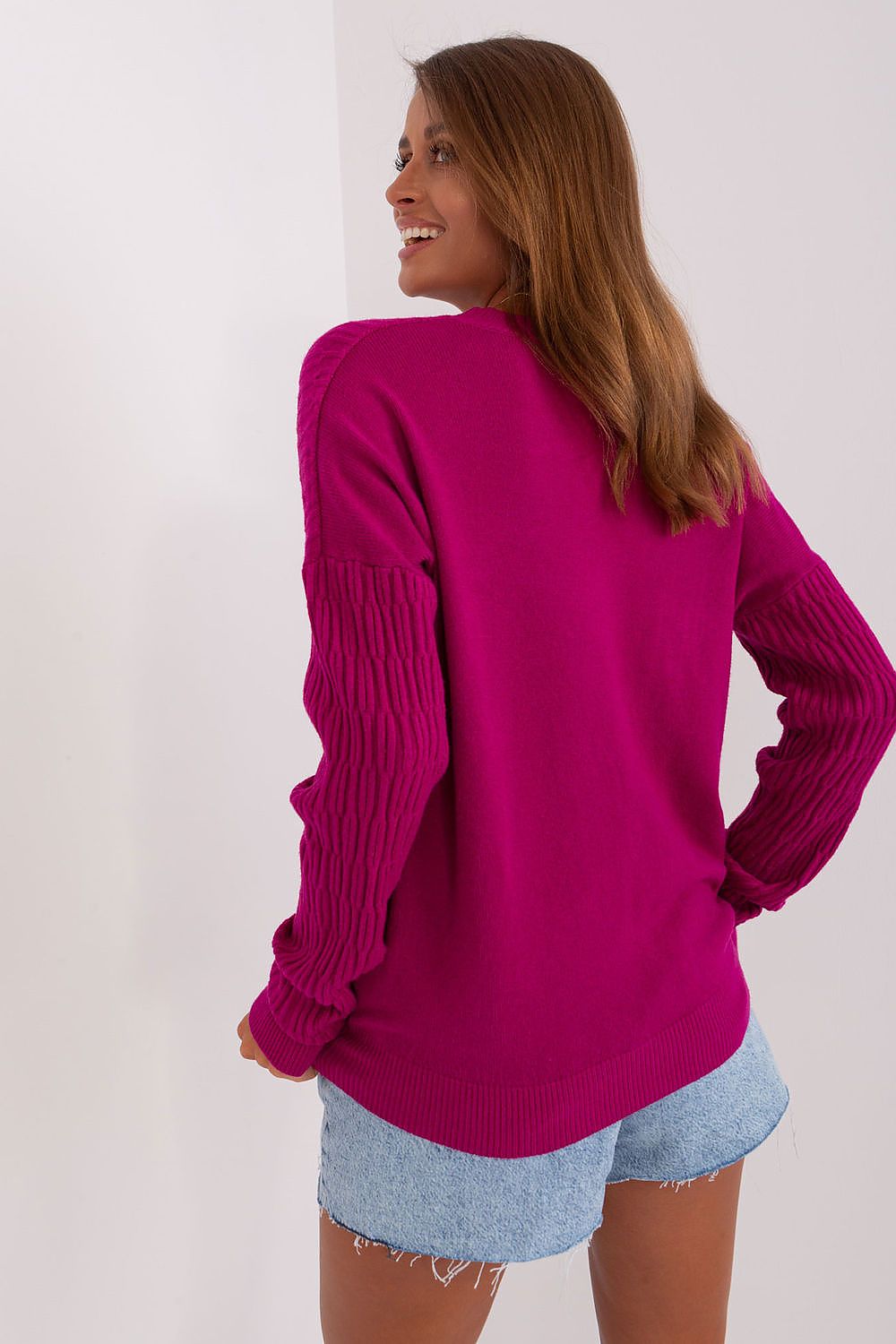   Sweter Damski Model AT-SW-2338.14P Violet - AT 