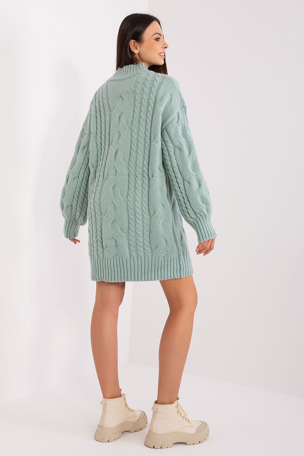   Sweter Damski Model AT-SW-2367-1.35P Mint - AT 