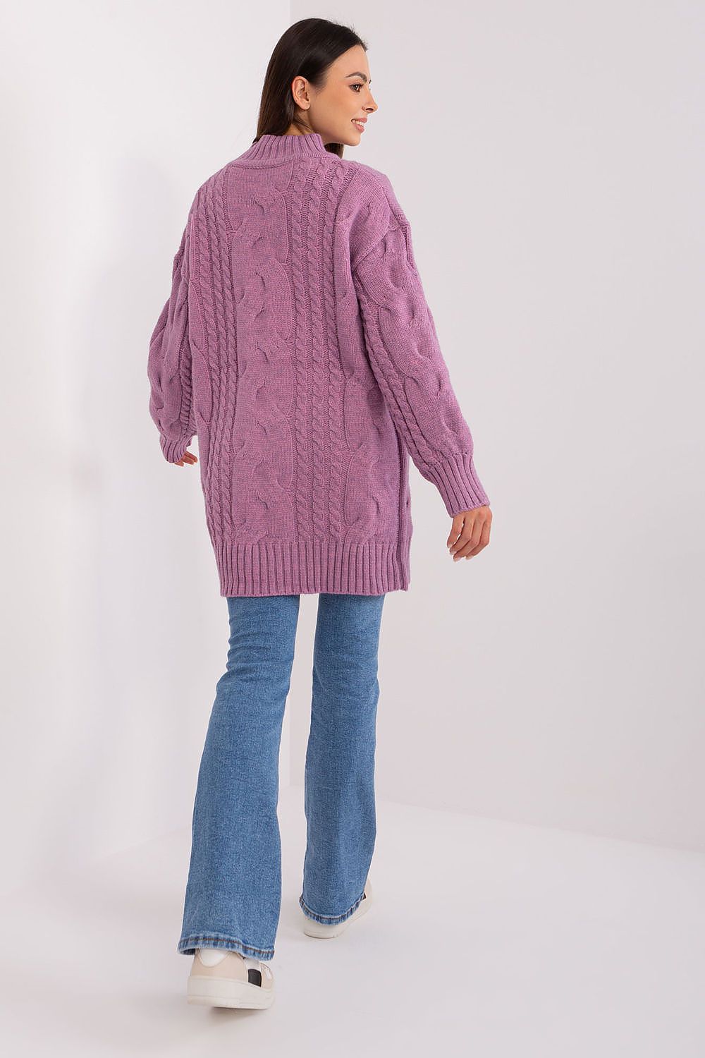   Sweter Damski Model AT-SW-2367-1.35P Violet - AT 