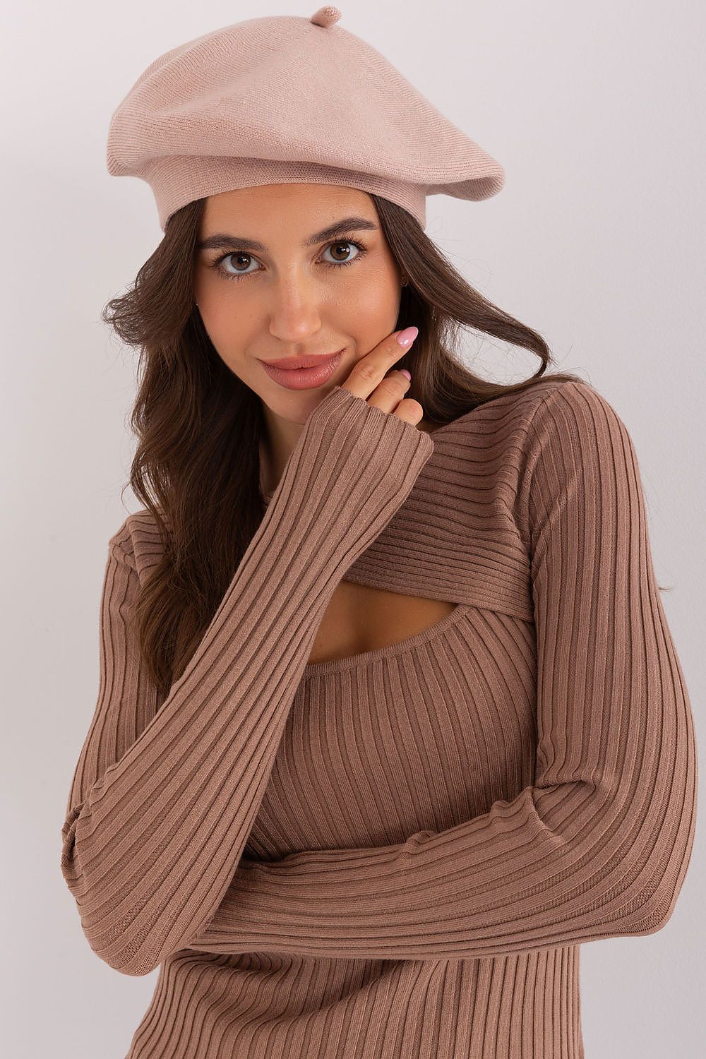  Beret Model AT-CZ-231305.82P Beige - AT 