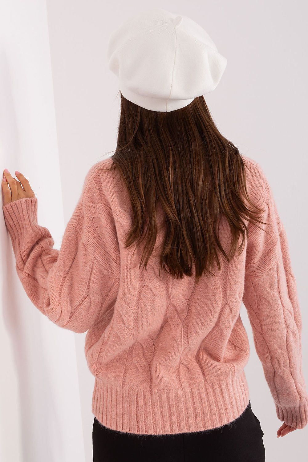   Beret Model AT-CZ-231305.91P Ecru - AT 