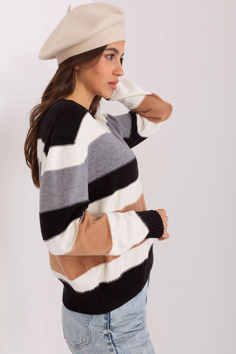   Beret Model AT-CZ-231305.82P Light Beige - AT 