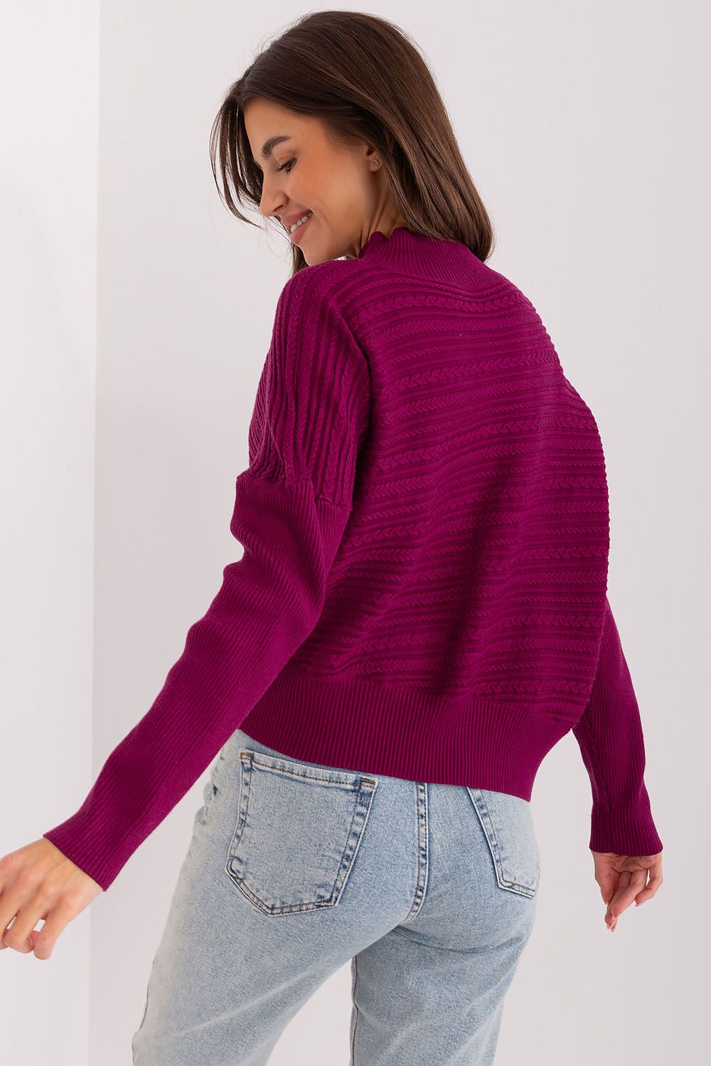   Sweter Damski Model AT-SW-2368.36X Violet - AT 
