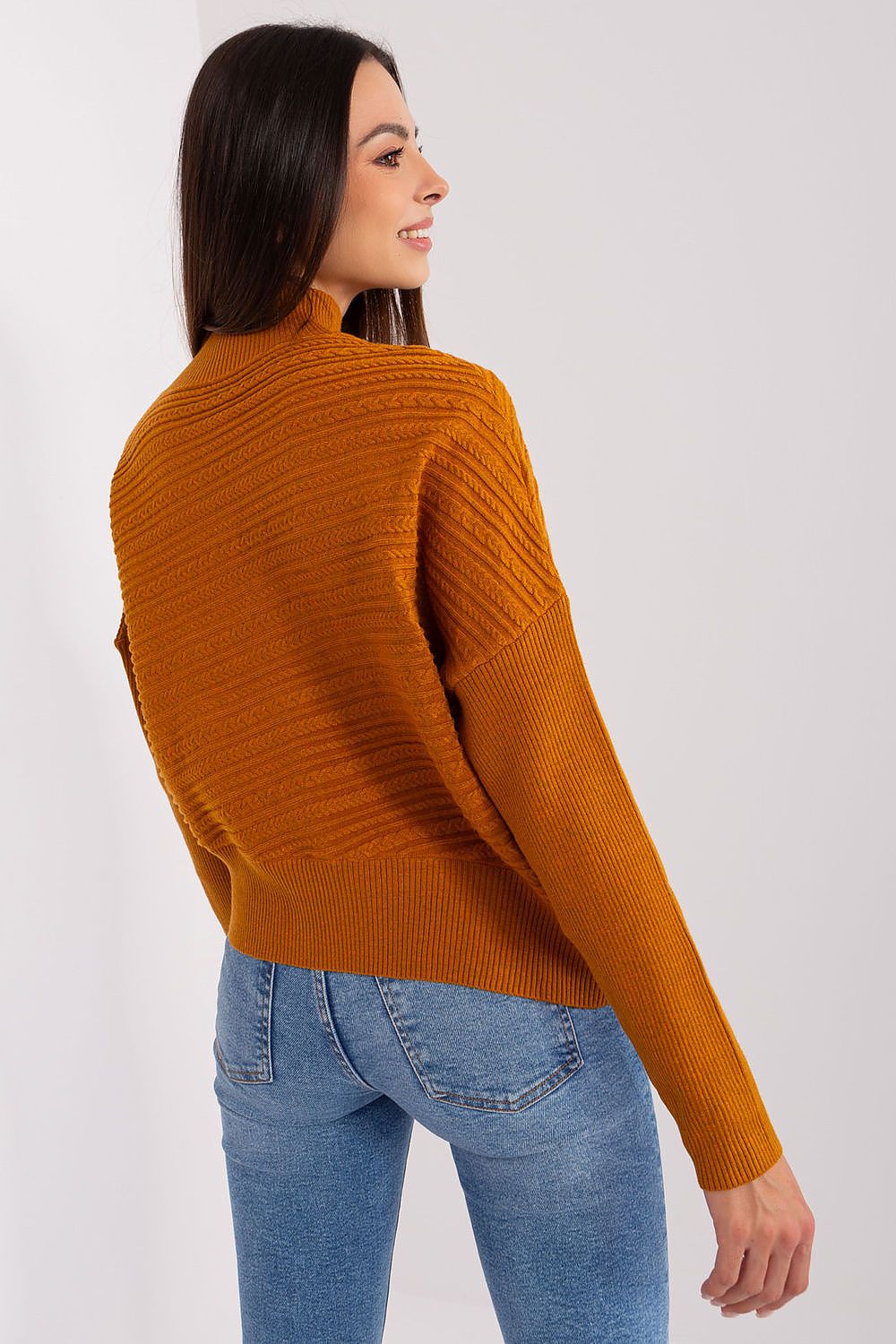   Sweter Damski Model AT-SW-2368.36X Light Brown - AT 