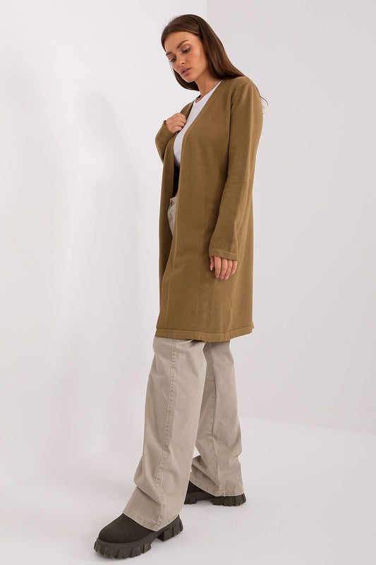  Sweter Kardigan Model AT-SW-2333.31X Oliwka - AT 