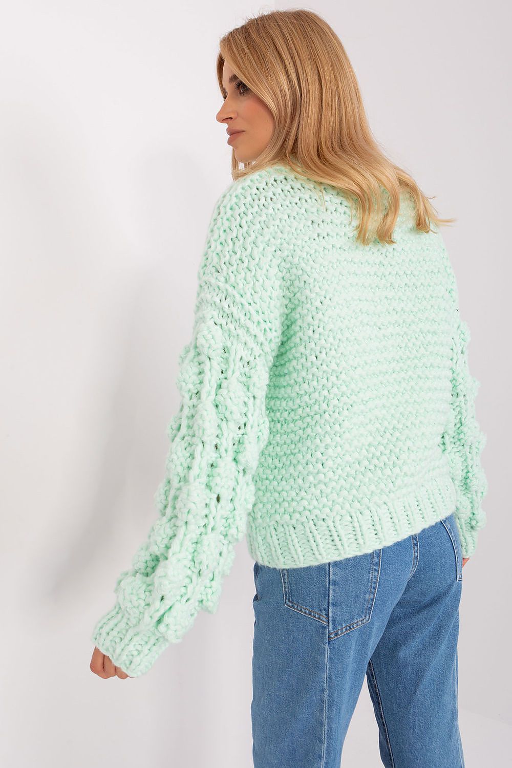   Sweter Damski Model AT-SW-2382.97P Mint - AT 