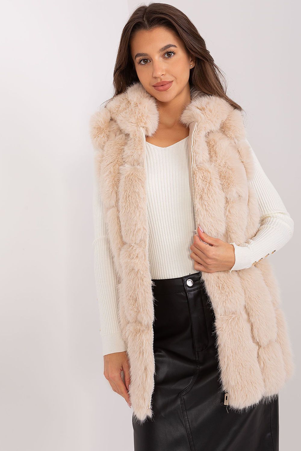   Kamizelka Model AT-KZ-2379.96P Beige - AT 
